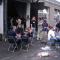 some had bbq outside
